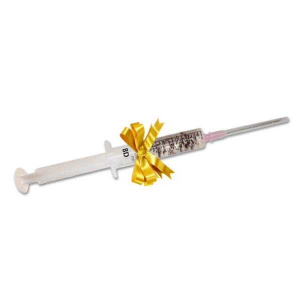 happy mushroom spore syringe